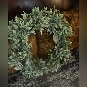 NWOT!! Farmhouse Style Leaf Wreath